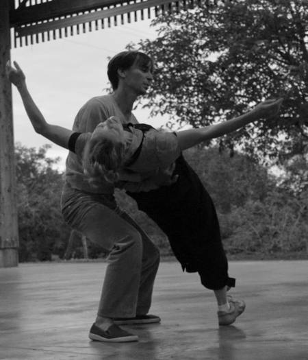 franck beaubois et Patricia Kuypers - contact impro